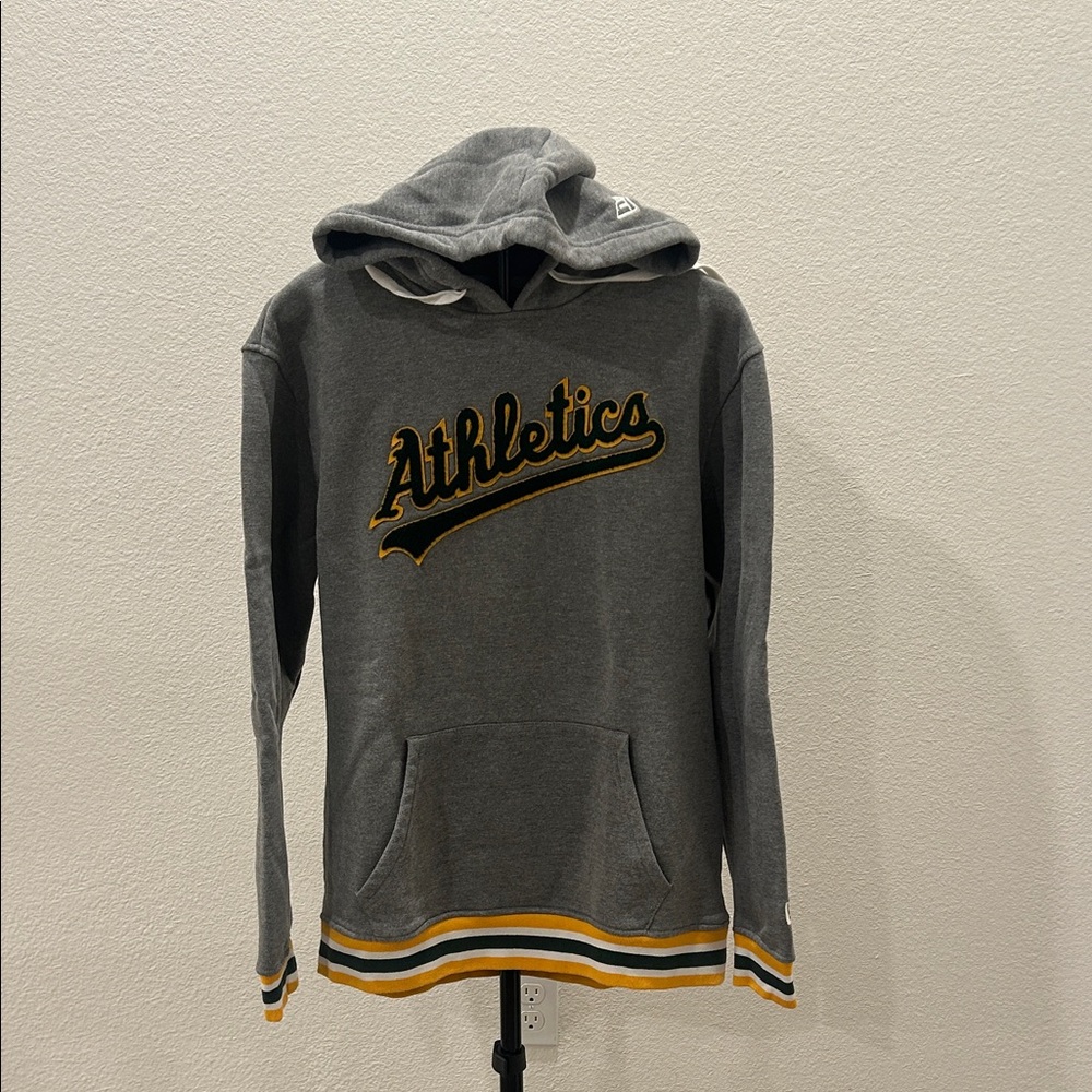 New Era A’s Gray Hoodie